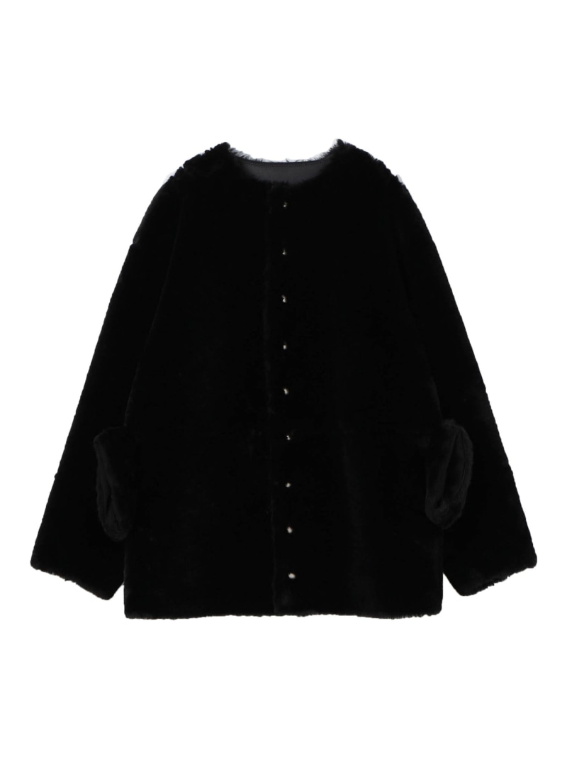 楽天市場】フェイクムートン リバーシブルショートコート MACPHEE