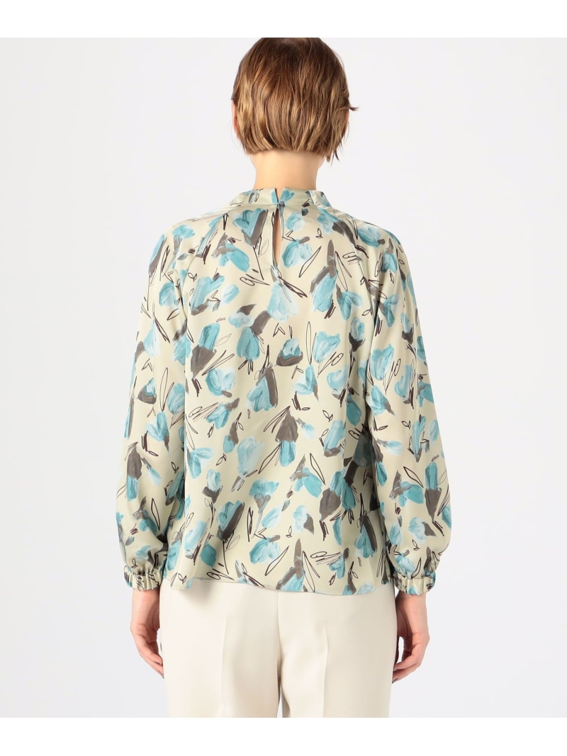 楽天市場】【SALE／30%OFF】ブーゲンビリアプリント ボウタイギャザー