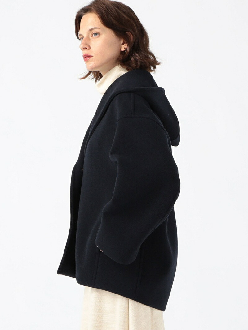 楽天市場】【SALE／40%OFF】ウールダブルモッサ フーデッドショート