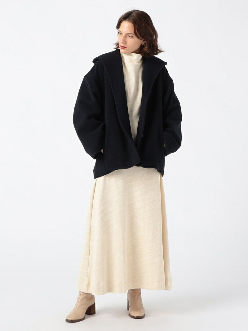 楽天市場】【SALE／40%OFF】ウールダブルモッサ フーデッドショート