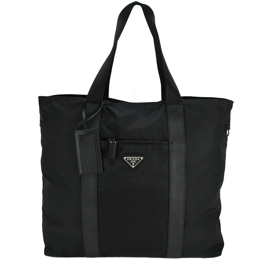 楽天市場】プラダ PRADA トートバッグ ブラック 黒 テスート ナイロン