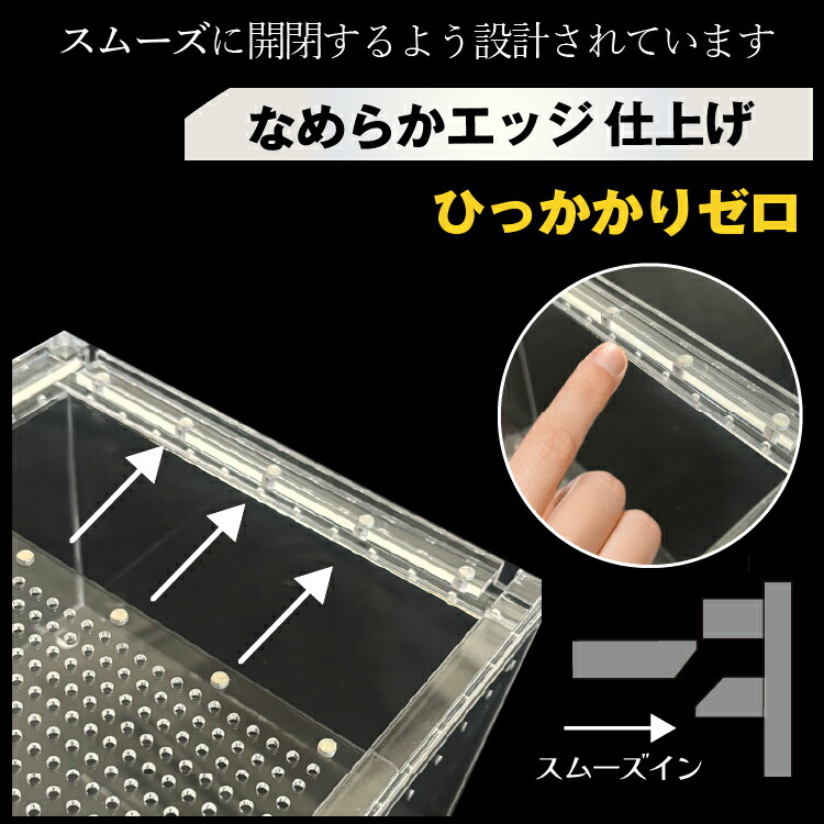 楽天市場】爬虫類ケージ アクリルケージ M ワイド TOP-AC-M2 TOPCREATE