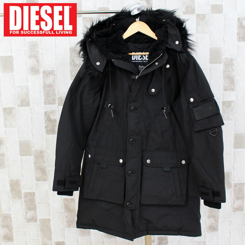 楽天市場】送料無料 DIESEL ディーゼル メンズ コート 中綿コート