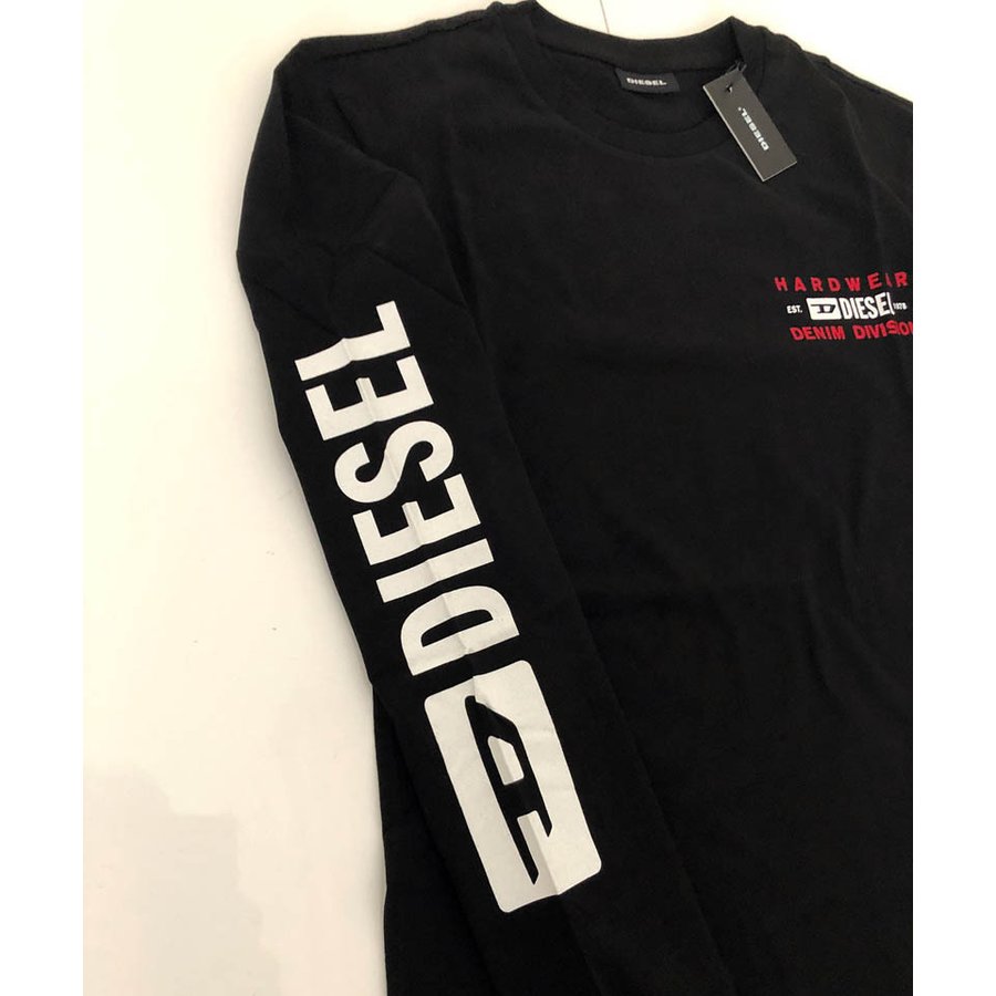 楽天市場】送料無料 DIESEL ディーゼル グラフィックプリント ロンT