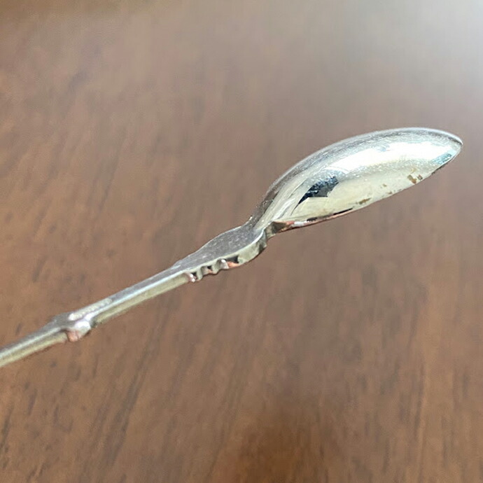 楽天市場】アンティーク スーベニアスプーン シルバープレート