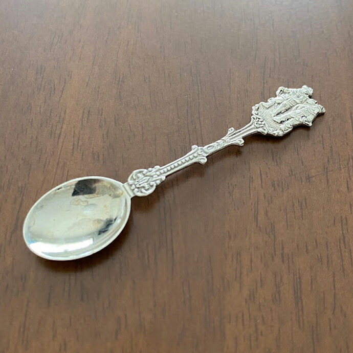 楽天市場】アンティーク スーベニアスプーン シルバープレート