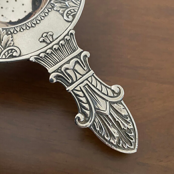 楽天市場】アンティーク ティーストレーナー スターリングシルバー