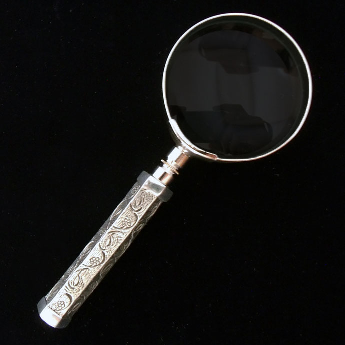 楽天市場】ピューター製 ルーペ 六角 ぶどう模様 英国製 A.E.Williams