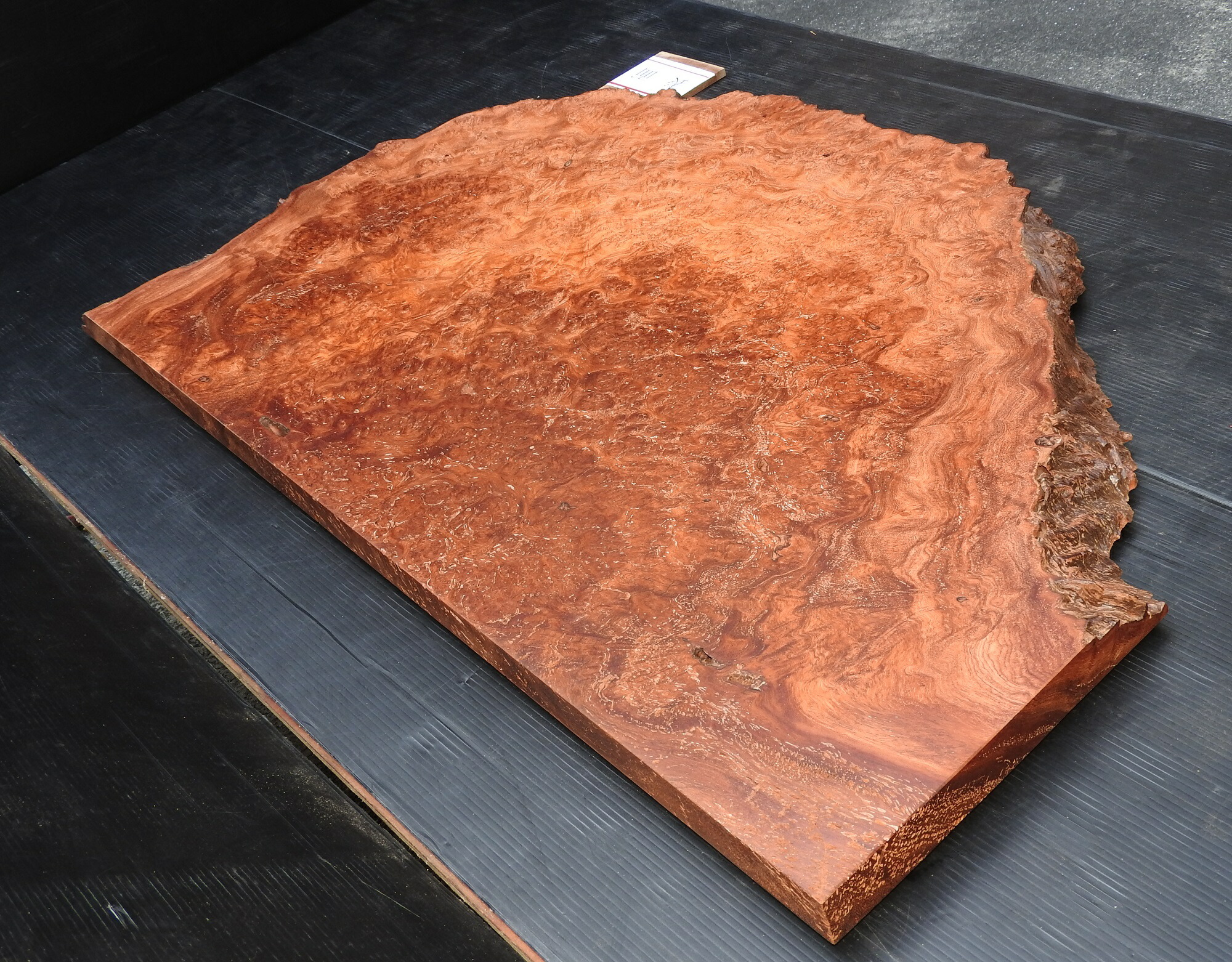 楽天市場】花梨 カリン 一枚板 木材 板材半円変形 テーブル 無垢材220