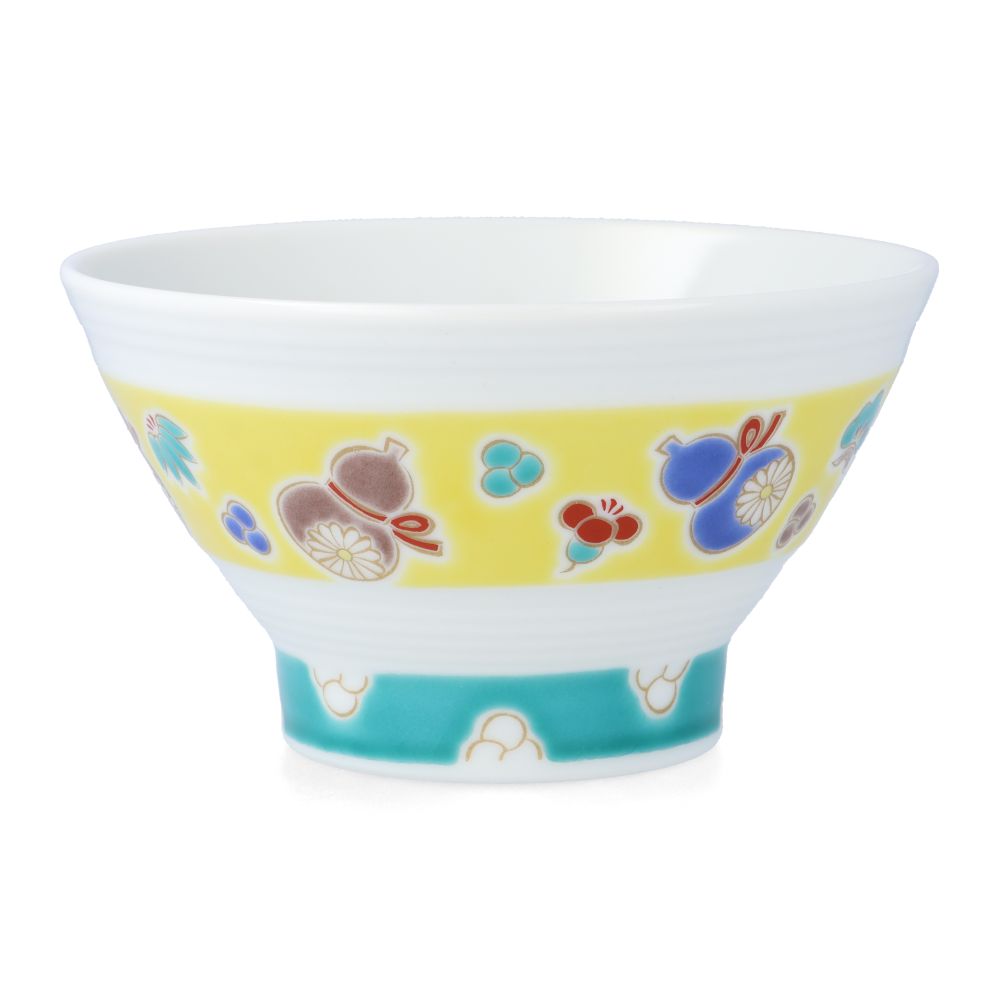 楽天市場】九谷焼 色絵千段飯碗 /青郊窯＜和食器 飯碗 茶碗 人気