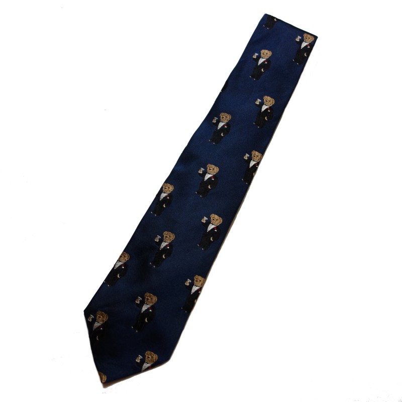 楽天市場】Polo Ralph Lauren ポロベアー総柄ネクタイ ポロラルフ