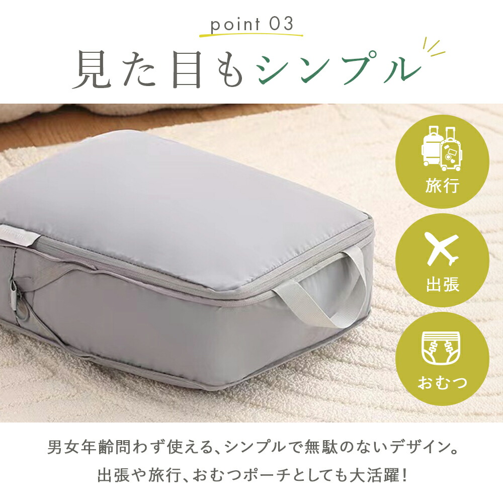 楽天市場】＼4日20時～24時限定！P5倍！／しぼりん 圧縮袋 旅行