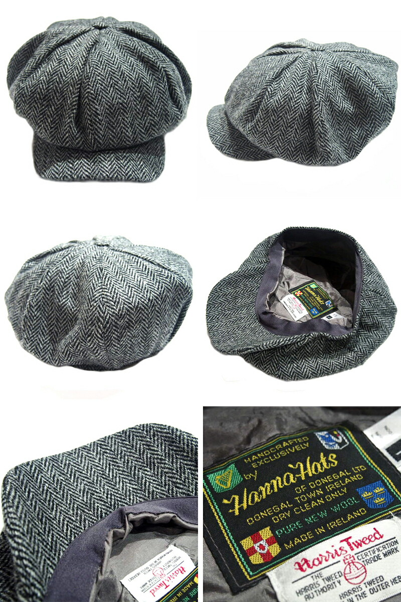 楽天市場】【正規取扱店】HANNA HATS（ハンナハット）/HARRIS TWEED
