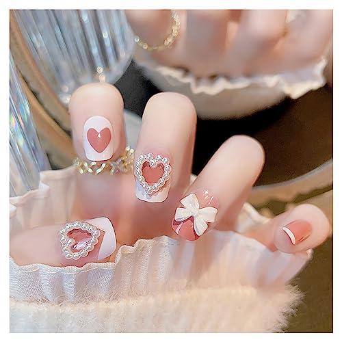 楽天市場】SEMTIM ネイルチップ 24枚入 ミディアム ショート ラウンド