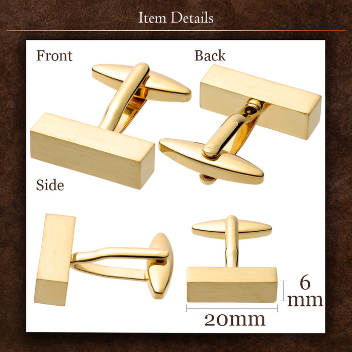 楽天市場】【割引クーポン配布中】 長方形 スクエア シンプル カフス