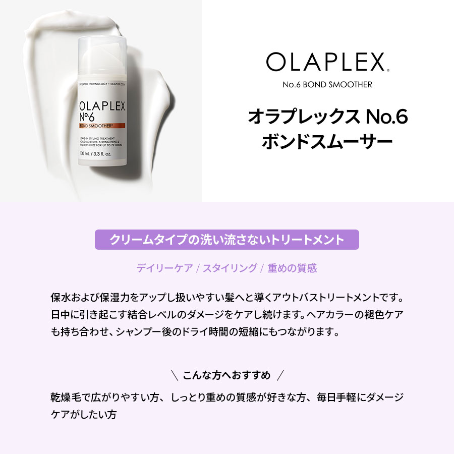 楽天市場】【正規販売店】OLAPLEX オラプレックス No.6 ボンド