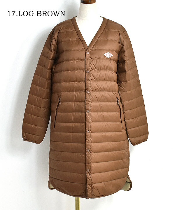 楽天市場】【19AW】DANTON ダントン Vネックロングインナーダウン