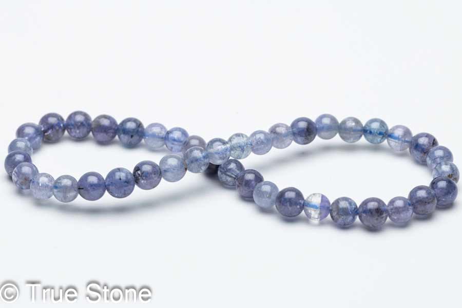 楽天市場】タンザナイト ブレスレット ブルーゾイサイト 4mm-4.7mm