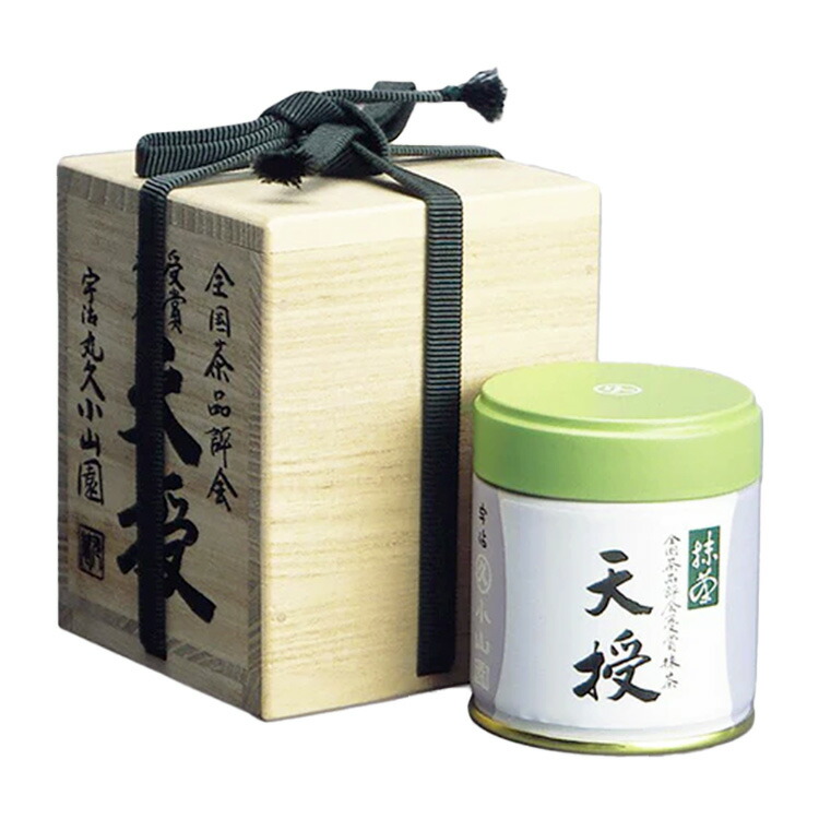 丸久小山園抹茶/天授40g缶入