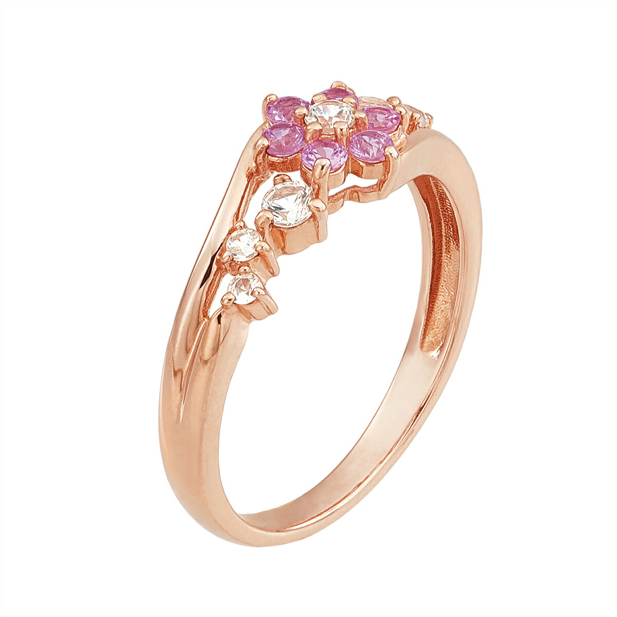 楽天市場】K10ピンクゴールドピンクサファイアリング : ジュエリーツツミ