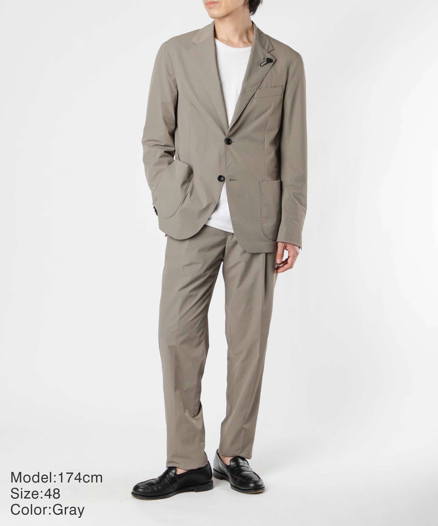 ラルディーニ LARDINI スーツ サイズ46 春夏 オリーブ 【公式通販】