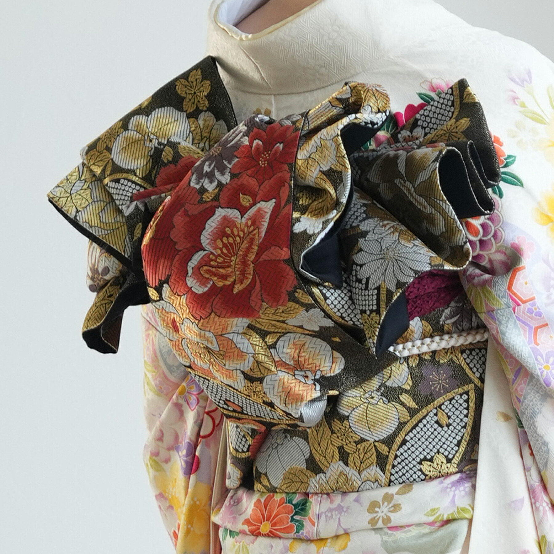 楽天市場】【レンタル】【振袖 正絹着物+正絹袋帯 21点セット 絵羽