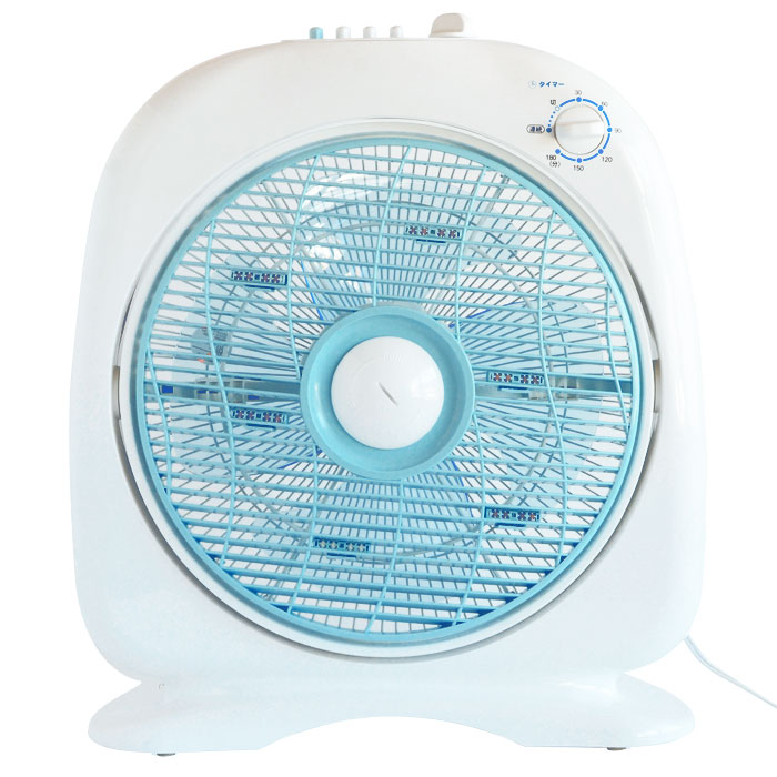 マイナスイオン扇風機 『新林の滝（森林の滝）』 ブルー PR-25(BLU