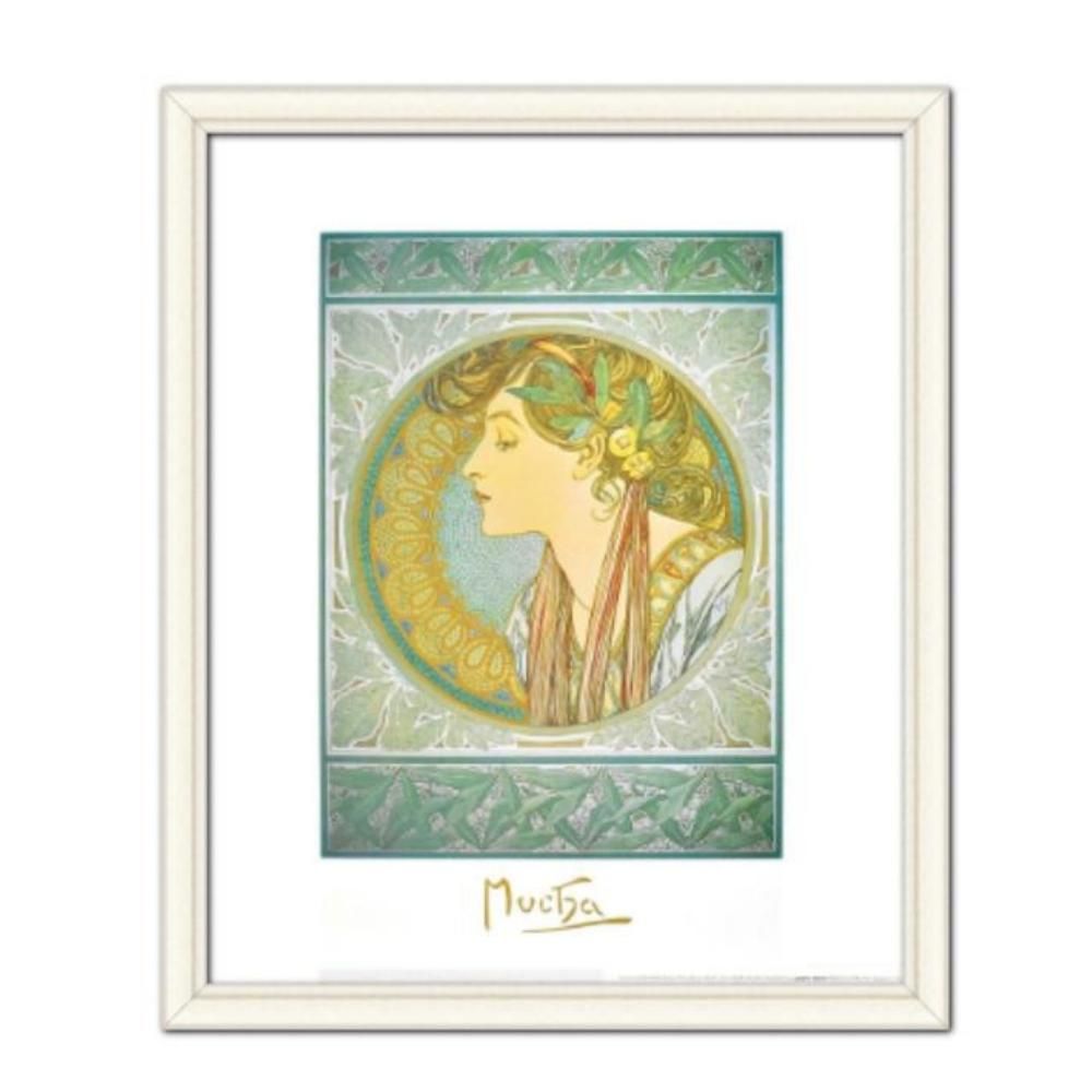 楽天市場】絵画 アルフォンス・ミュシャ 月桂樹 PO-130 ポスター 人物