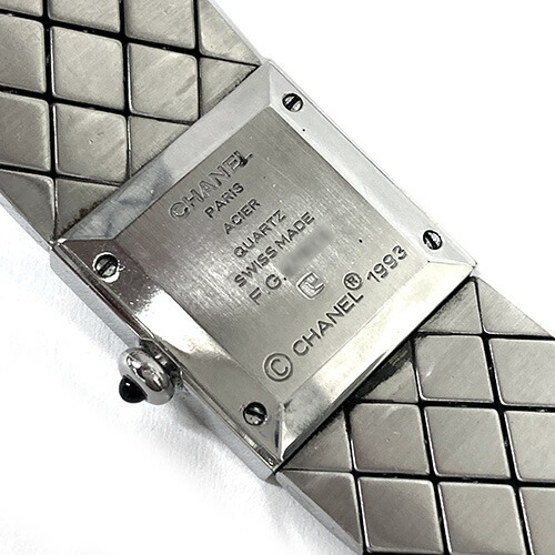 楽天市場】シャネル マトラッセ レディース 腕時計 クォーツ SS 黒文字