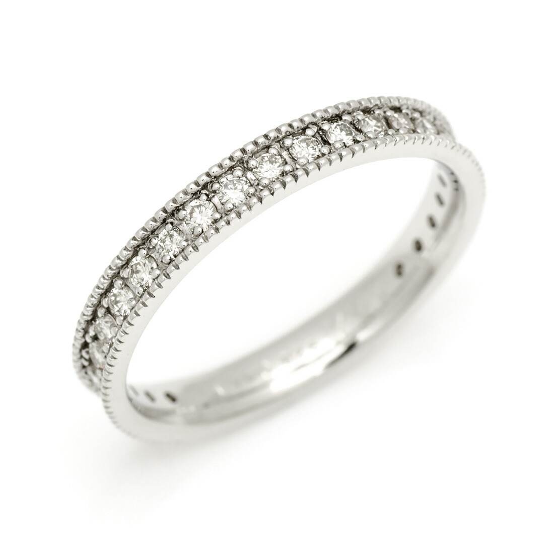 楽天市場】SS800円クーポン K18 ダイヤモンド 0.25ct ミルグレイン