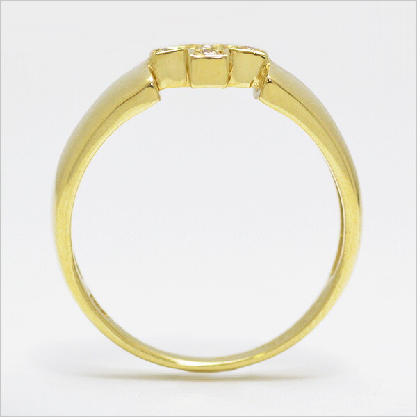 楽天市場】リング ダイヤモンド クロスモチーフ ゴールド K10 プラチナ