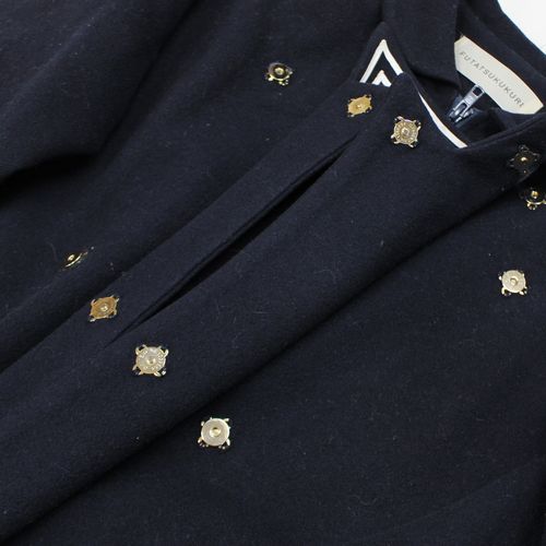 楽天市場】FUTATSUKUKURI フタツククリ 丸衿イナズマラインコート