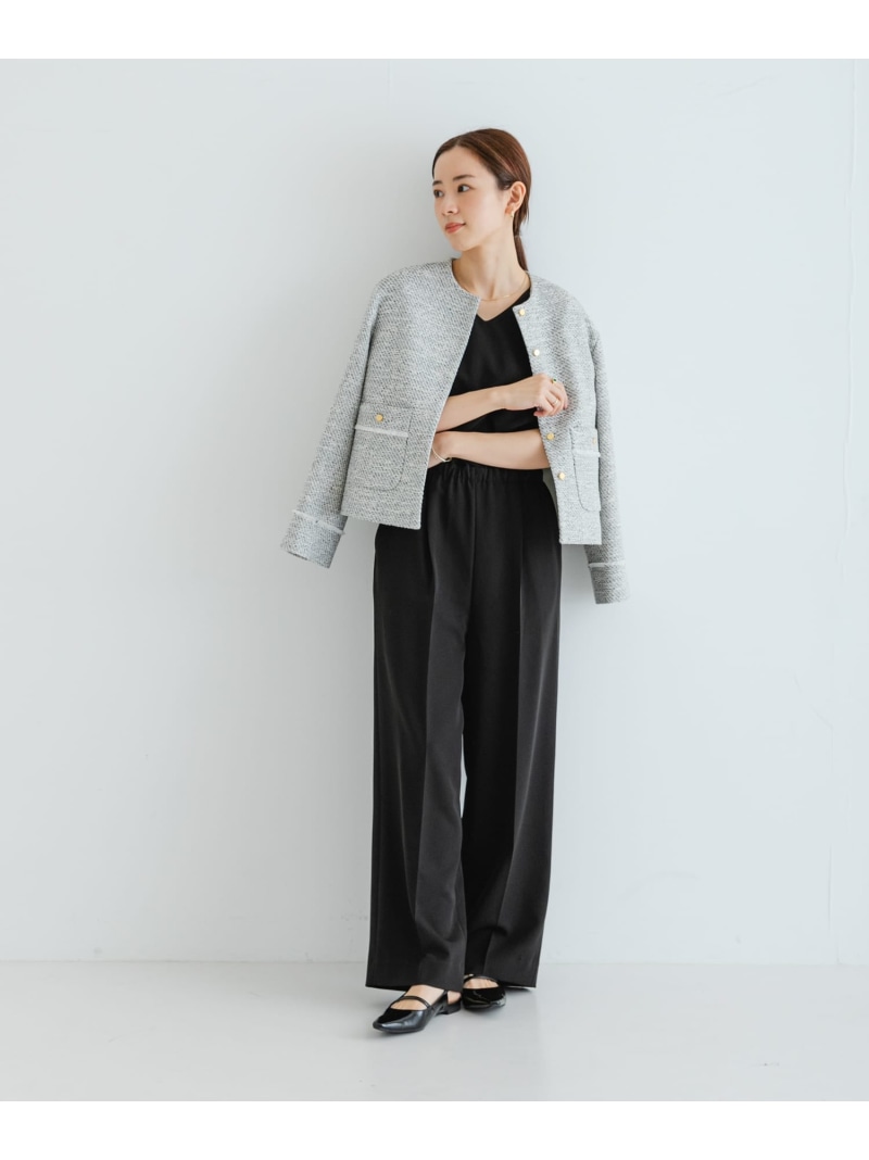 楽天市場】【SALE／60%OFF】ツイードノーカラージャケット URBAN