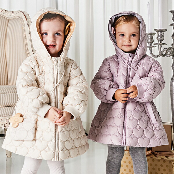 楽天市場】キッズ 子供服 女の子 アウター ダウンコート ダウン フード