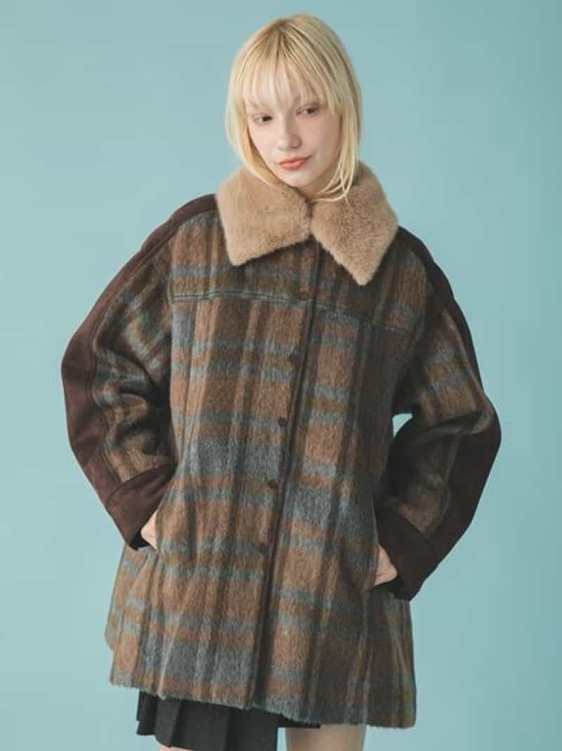 楽天市場】【SALE／30%OFF】2WAYエコファーカラーシャツコート FURFUR