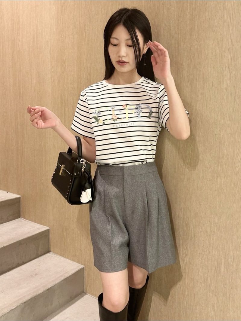 楽天市場】【CELFORD×P.J. REDOUTEコラボ】 エンブロイダリーTシャツ