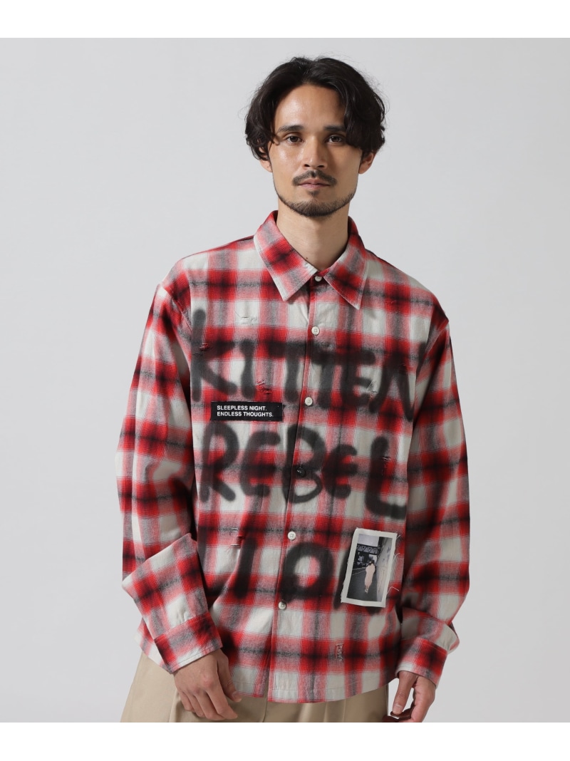 楽天市場】guernika/ゲルニカ/Check Shirt / Black ROYAL FLASH