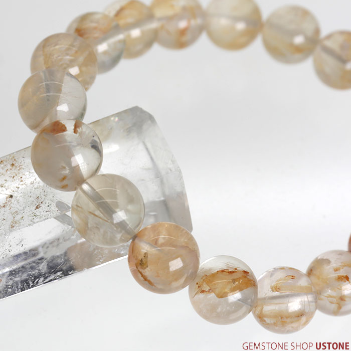 楽天市場】【30％OFF】アゲートインクォーツ ブレスレット AAA 11.5