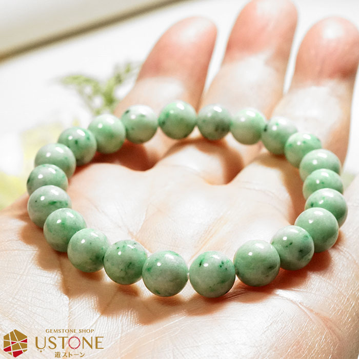 楽天市場】【目玉商品】【20％OFF】糸魚川翡翠 ブレスレット AAA 9mm