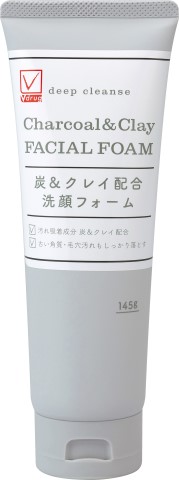 楽天市場】Vチェック 炭＆クレイ配合洗顔フォーム 145g［V