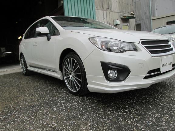 楽天市場】インプレッサ サイドスカート GP/GJ 素地 H-STYLE IMPREZA