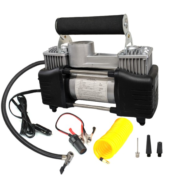 楽天市場】コンパクト エアコンプレッサー DC12V 毎分85L シングル