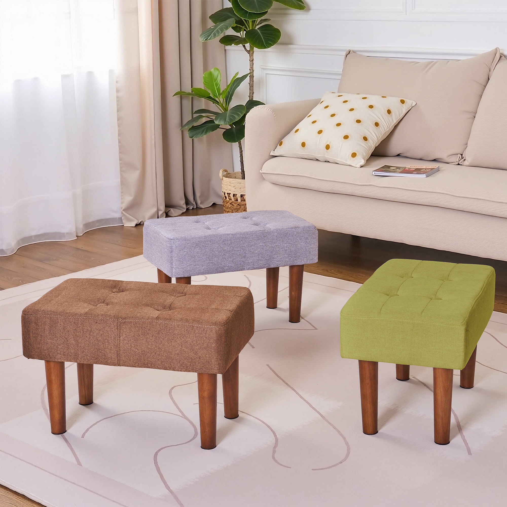 楽天市場】オットマン スツール 足置き台 リビング ソファ 綿麻素材 PU
