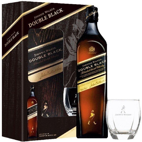 楽天市場】ジョニー ウォーカー ダブルブラック ギフトBOX グラス1個付