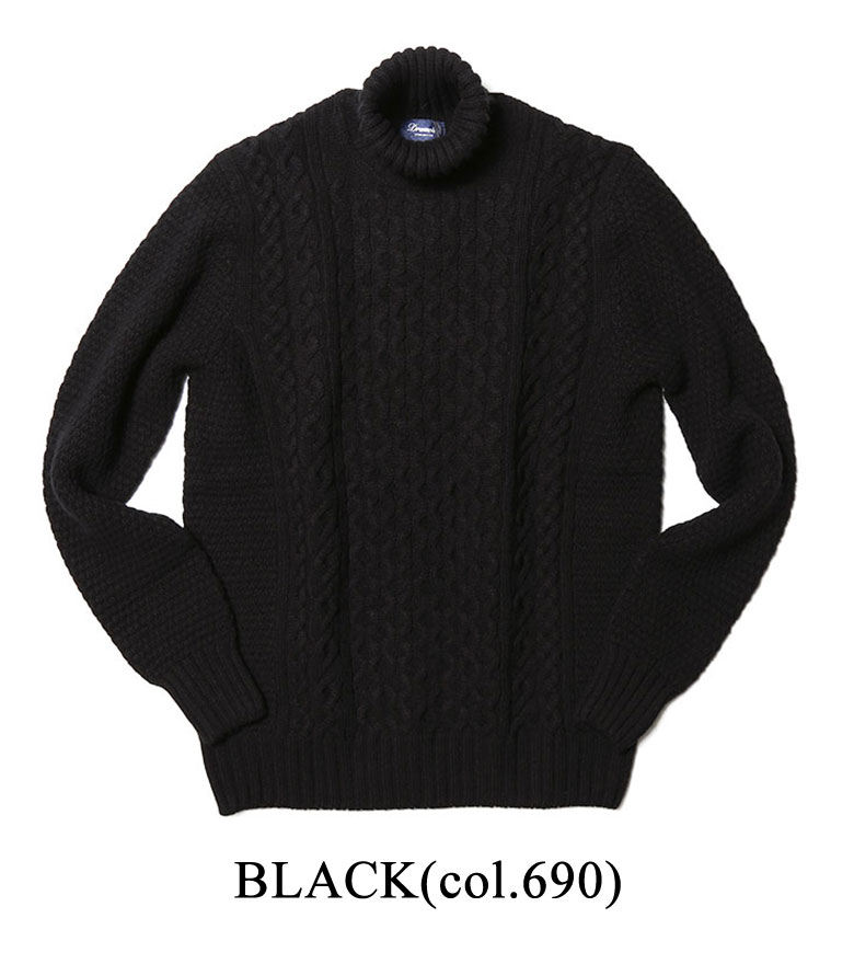 楽天市場】【50%OFF!】ドルモア ニット ケーブル編み タートルネック