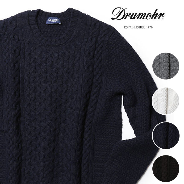 楽天市場】【50%OFF!】ドルモア ニット ケーブル編み クルーネック