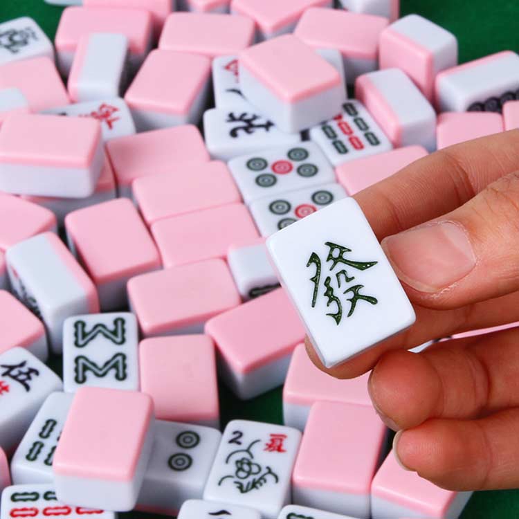 楽天市場】手打麻雀牌セット 24mm 144タイルマージャンパイ 崩れにくい