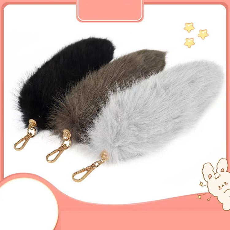 楽天市場】ファーチャーム フェイクファー しっぽ 大きいサイズ 尻尾