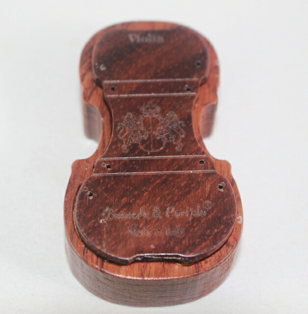 楽天市場】松脂 バイオリンの形をした高級紫檀木箱入り Made in Italy