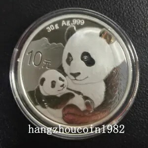 楽天市場】2019 中国 10 元パンダ銀貨中国 2019 パンダ銀貨 30 グラム